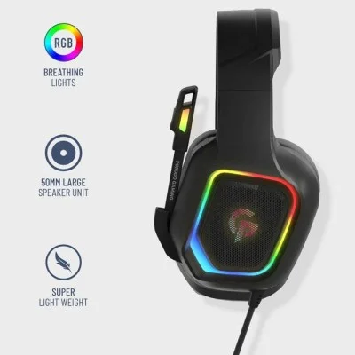 Gaming Headphone With RGB (High Definition) - Black